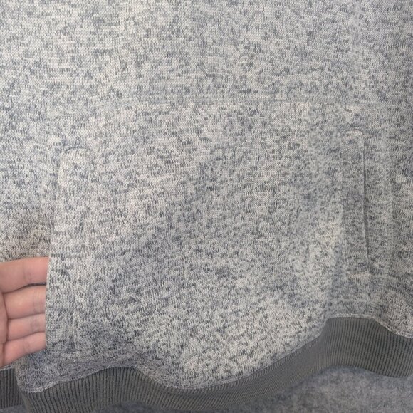 Superdry Mountain grey men hoodie outdoor style sweatshirt textured pullover XL - Picture 3 of 16